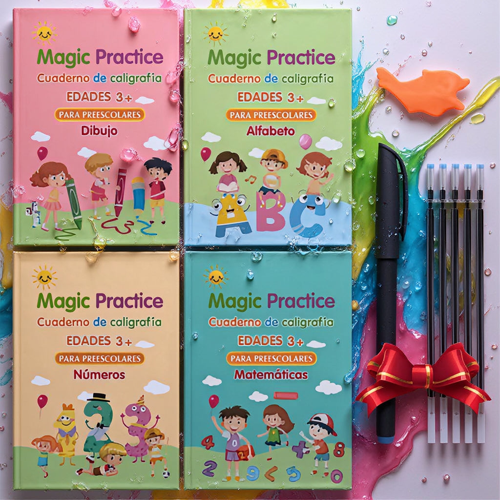 4 Libros Caligrafia Montessori