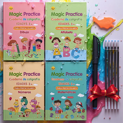 4 Libros Caligrafia Montessori